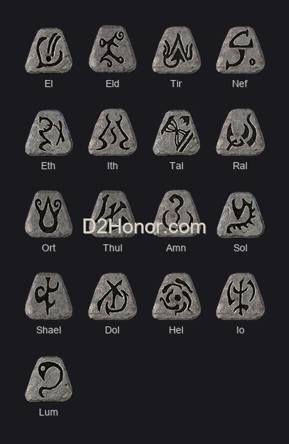 Buy Low Runes | D2R Rune for Sale | D2Honor